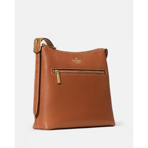 New Kate Spade 454 Large Swingpack Buckle Crossbody Leather Warm Gingerbread - Picture 5 of 5